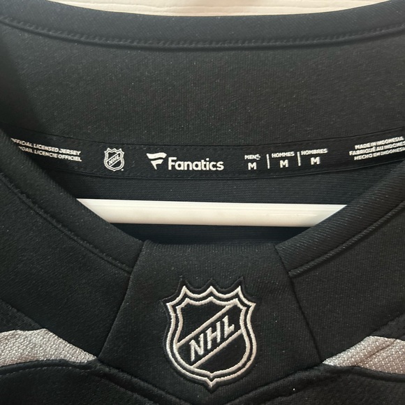 Fanatics Black and Silver NHL Breakaway Jersey Medium NWT - Picture 5 of 7